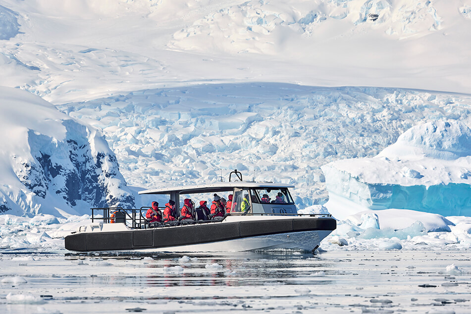 Special ops boat tour group, Antarctica