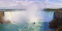 Niagara Horseshoe Falls panorama in Ontario
