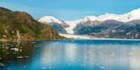 Amalia Glacier among the Chilean Fjords