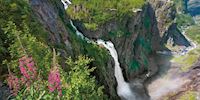 Vøringsfossen Waterfall in Eidfjord, Norway